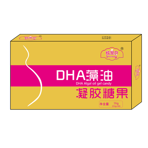 DHA藻油亞麻籽油凝膠糖果欣安貝